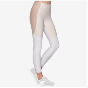Outdoor Voices Beige and White Leggings